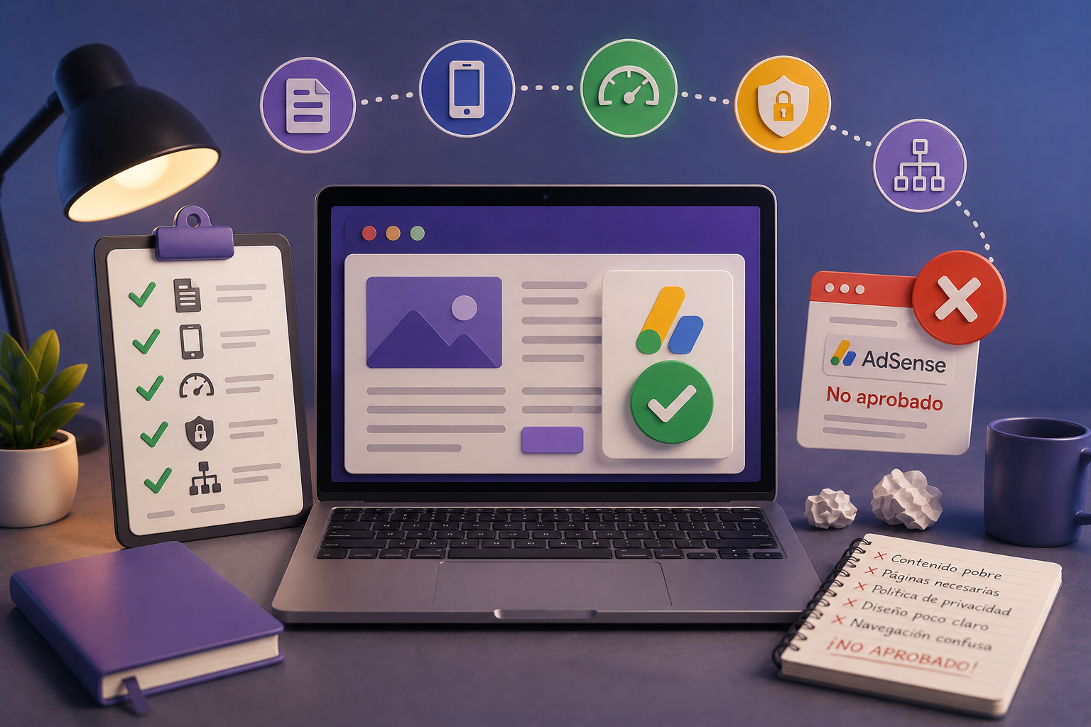 ¿Qué necesita una web para que Google AdSense la apruebe? Lo que aprendí por las malas